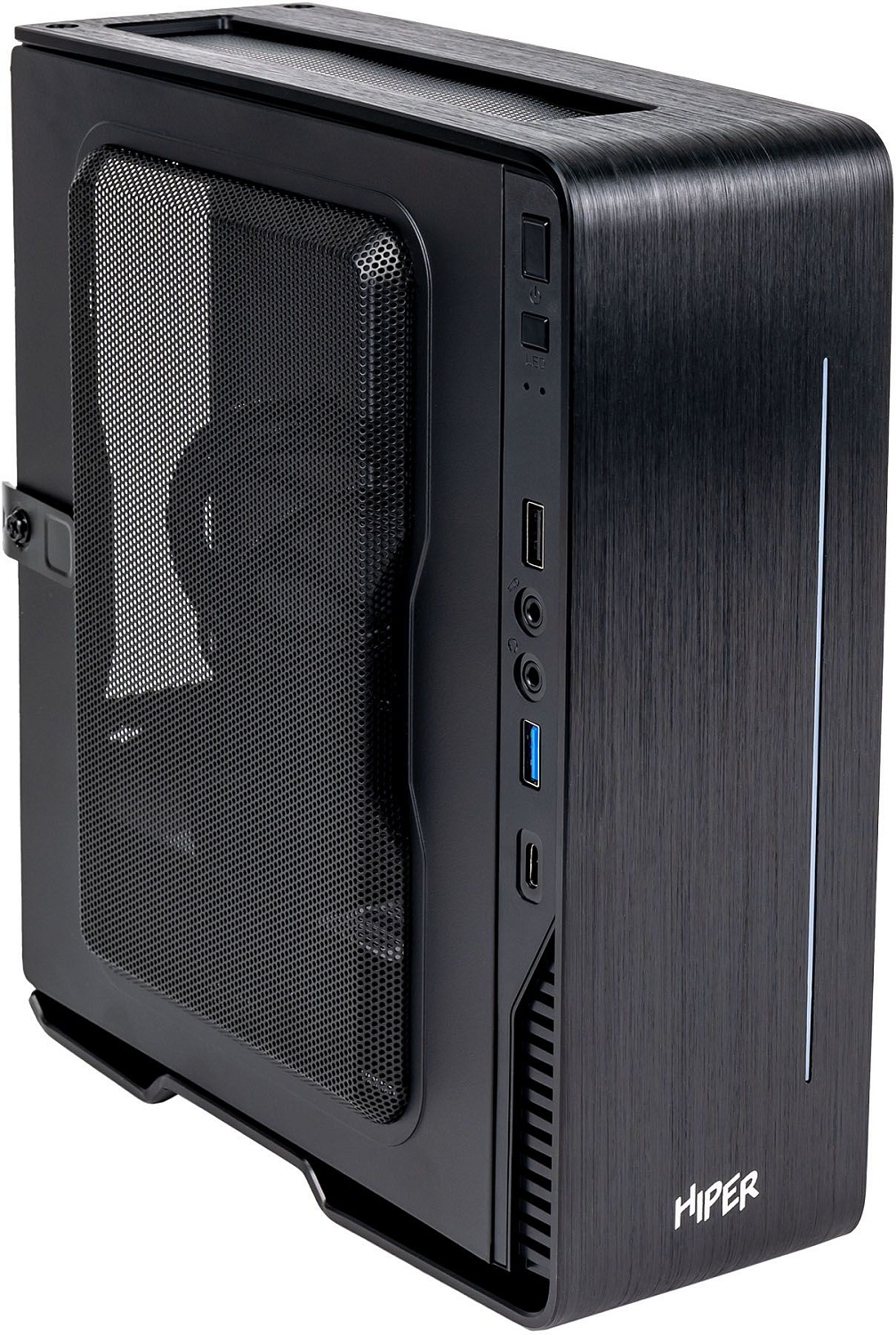 Корпус Hiper Vi7B черный 180W miniITX 1xUSB2.0 1xUSB3.1 audio bott PSU