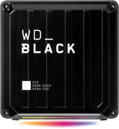 Накопитель SSD WD Thdb3 1Tb WDBA3U0010BBK-EESN D50 Game Dock 1.8" черный USB 3.1 type C