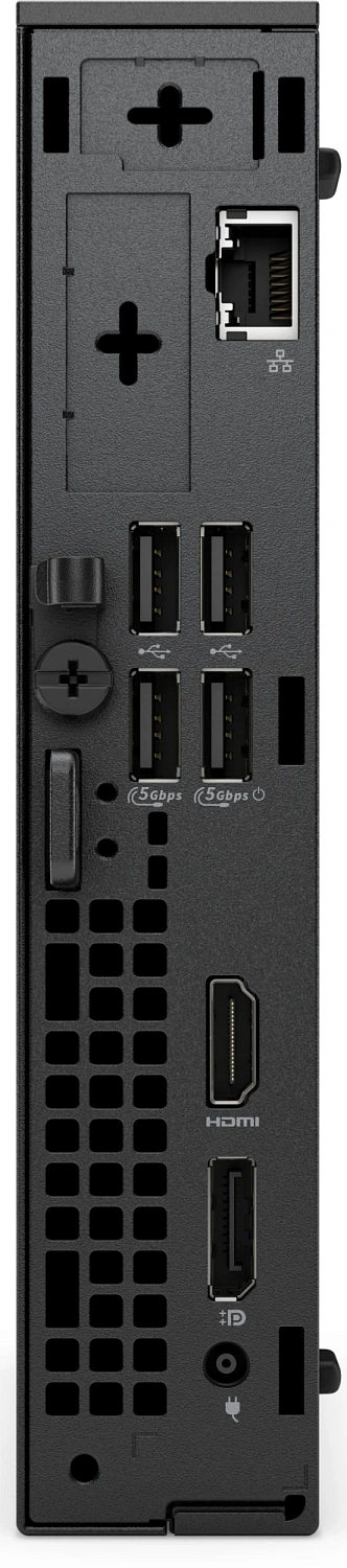 Неттоп Dell Pro Micro i7 14700T (1.3) 16Gb SSD1Tb UHDG 770 Windows 11 Pro GbitEth WiFi BT мышь клавиатура черный (DPM-7611)