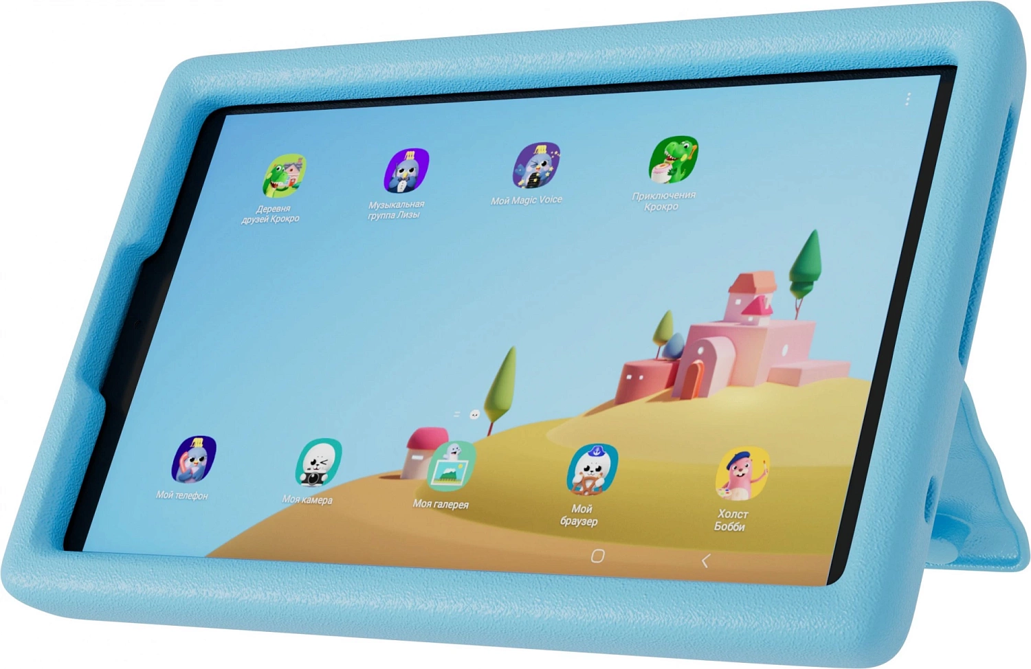 Планшет Samsung Galaxy Tab A9 Kids Edition G99 (2.2) 8C RAM4Gb ROM64Gb 8.7" LCD 1340x800 Android 13 серый 8Mpix 2Mpix BT WiFi microSD 1Tb 5100mAh 7hr