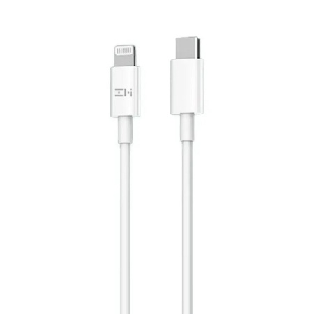 Кабель ZMI AL856, Lightning (m) - USB Type-C (m), 1.5м, MFI, белый