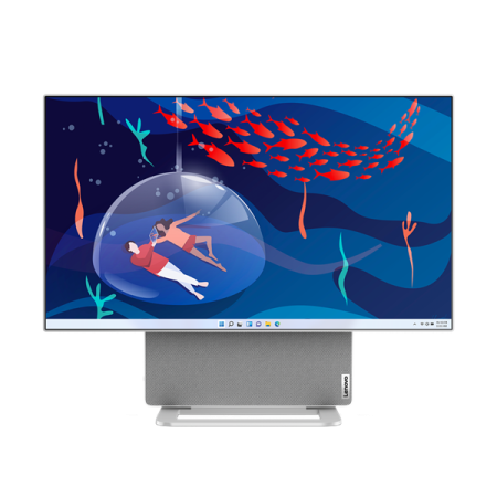 Моноблок Lenovo Yoga AIO 7 27APH8 27" QHD (2560x1440) IPS 350N, Ryzen 7 7840HS, 16GB LPDDR5x-6400, 1TB SSD M.2, Radeon 780M, WiFi 6E, BT, 0.5MP+IR Cam, Wireless KB&Mouse, Win 11 Home RUS, Cloud Grey,  1Y