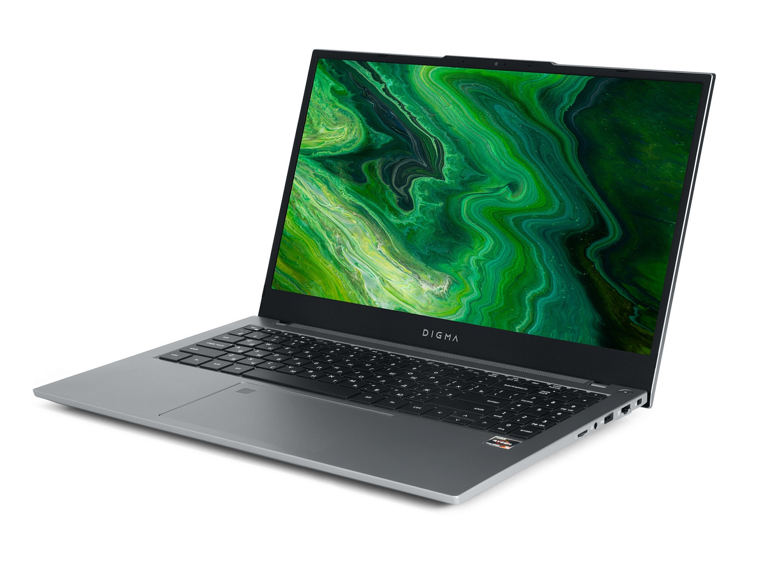 Ноутбук Digma Pro Fortis M Ryzen 5 5600U 16Gb SSD1Tb AMD Radeon Vega 7 15.6" IPS FHD (1920x1080) Windows 11 Professional grey WiFi BT Cam 4250mAh (DN15R5-AEXW01)