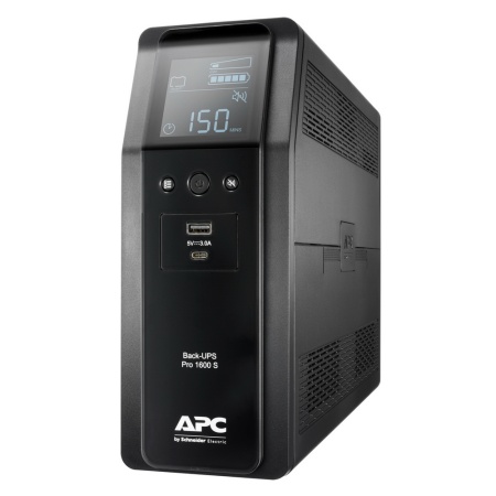 ИБП APC Back-UPS Pro BR1600SI Line-interective 960W/1600VA черный (346920)