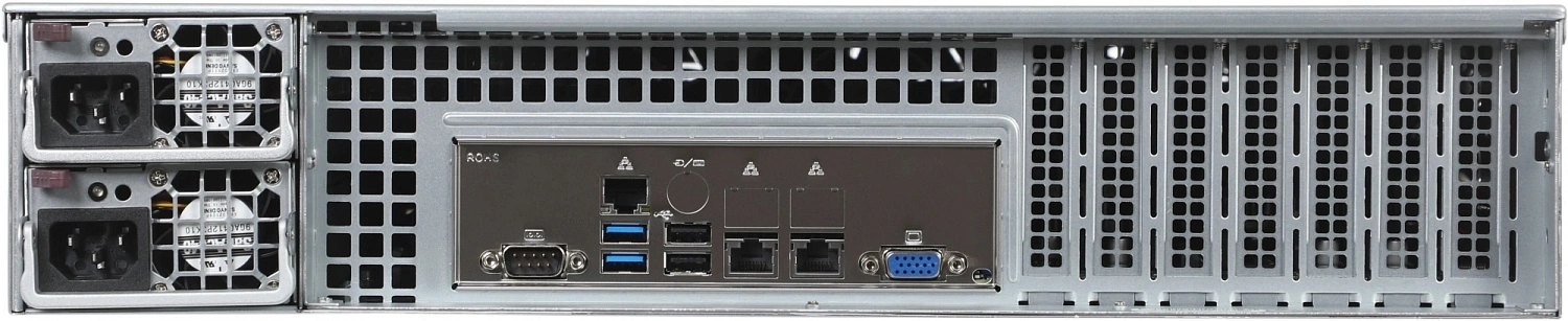 Сервер IRU Rock s2208p 2x6148 2x32Gb 1x500Gb M.2 SSD SAS 2x1000W w/o OS (2148199)