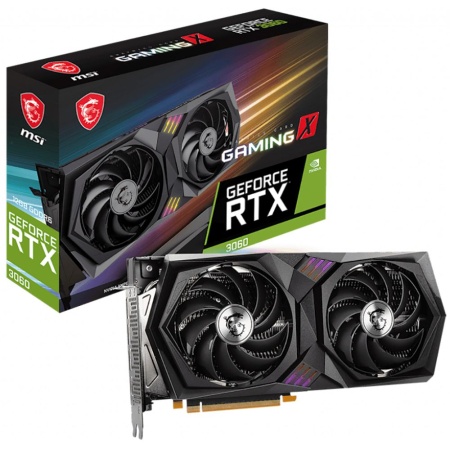 Видеокарта MSI Bad Pack RTX3060 GAMING X 12GB GDDR6 192bit HDMI 3xDP LHR RTL (796327)