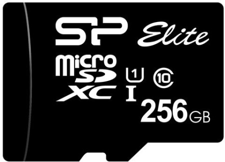 Флеш карта microSDXC Silicon Power 256GB SP256GBSTXBV1V20 Elite w/o adapter