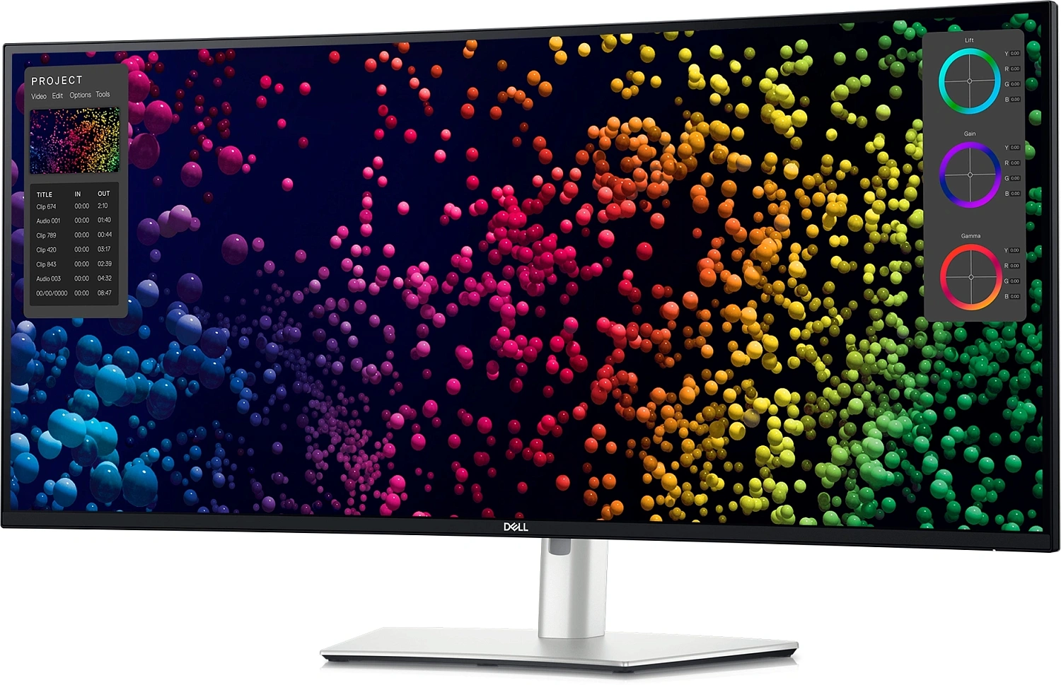 РњРѕРЅРёС‚РѕСЂ Dell 40"     U4025QW, Curved Thunderboltв„ў Hub Monitor  2500R IPS Black Technology, 5120 x 2160 at 120 Hz, 2000:1, 21:9, 600 cd/m2 (HDR peak), 5 ms, H-AD, Built-in speaker 2 x 9 W"