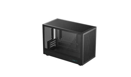 корпус Deepcool CH260 без БП, боковое окно (закаленное стекло), черный, MICRO ATX/MINI-ITX