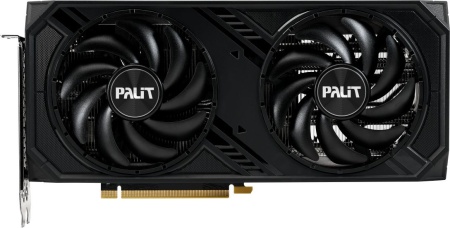 Видеокарта Palit PCI-E 4.0 RTX4070 DUAL OC NVIDIA GeForce RTX 4070 12288Mb 192 GDDR6X 1920/21000 HDMIx1 DPx3 HDCP Ret