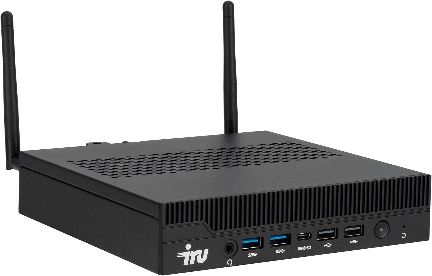Неттоп IRU Tactio 310H6ITF i3 14100 (3.5) 8Gb SSD256Gb UHDG 730 Windows 11 Pro GbitEth WiFi BT 120W черный (RUS) (2176177)