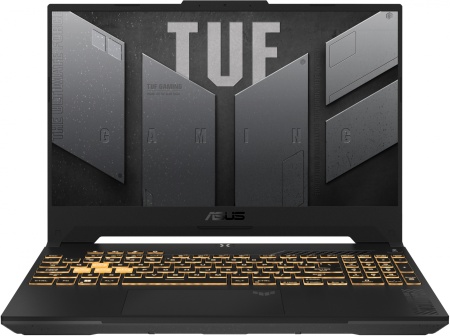 Ноутбук Asus TUF Gaming F15 FX507ZV4-LP130W Core i7 12700H 16Gb SSD512Gb NVIDIA GeForce RTX4060 8Gb 15.6" IPS FHD (1920x1080) Windows 11 Home grey WiFi BT Cam (90NR0FA7-M009M0)