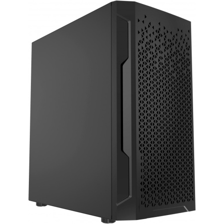 Корпус Powercase Mistral Micro Z2B SI, Non Window, Mesh, 2x 120mm fan, чёрный, mATX (CMIMZB-F2SI) (202780)