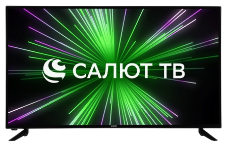 Телевизор LED Digma 40" DM-LED40SBB25 Салют ТВ черный FULL HD 60Hz DVB-T DVB-T2 DVB-C DVB-S DVB-S2 USB WiFi Smart TV (RUS)