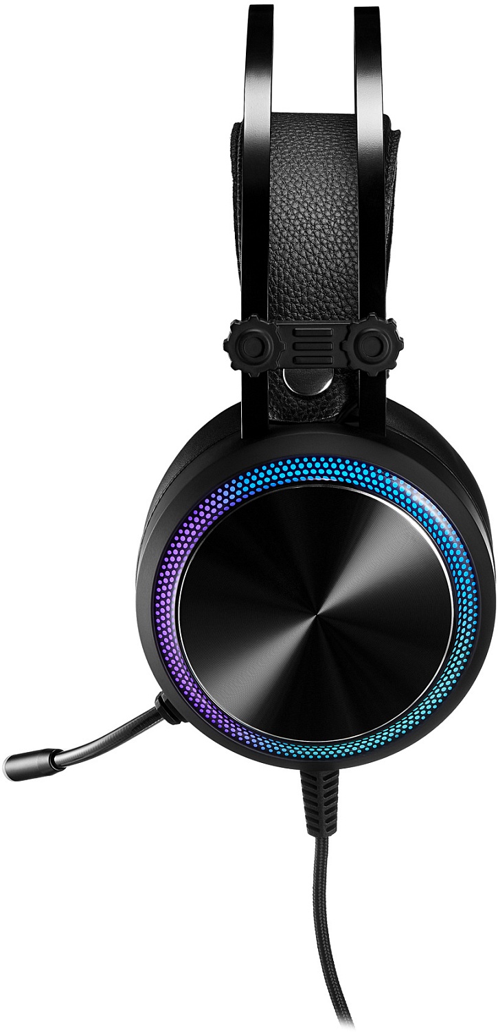 Наушники с микрофоном Оклик HS-L810G ANONYMOUS черный 2.2м мониторные оголовье (1460164)