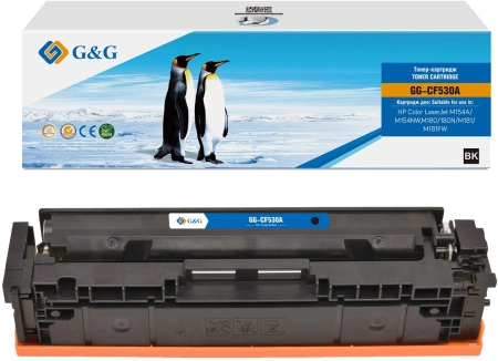 Картридж Cartridge G&G 205A для HP CLJ M154/180/M181, с чипом (1100стр.), черный (аналог CF530A)