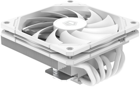 Устройство охлаждения(кулер) ID-Cooling IS-67-XT WHITE Soc-AM5/AM4/1151/1200/1700 4-pin 16-35dB Al+Cu 150W 500gr Ret