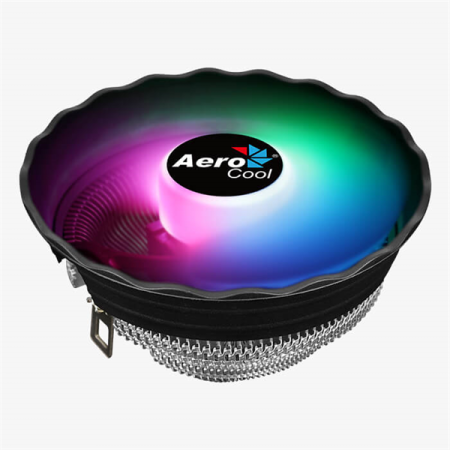 Кулер для процессора Aerocool Air Frost Plus 110W / FRGB / 3-Pin / Intel 115*/775/1200/1700 / AMD / Clip