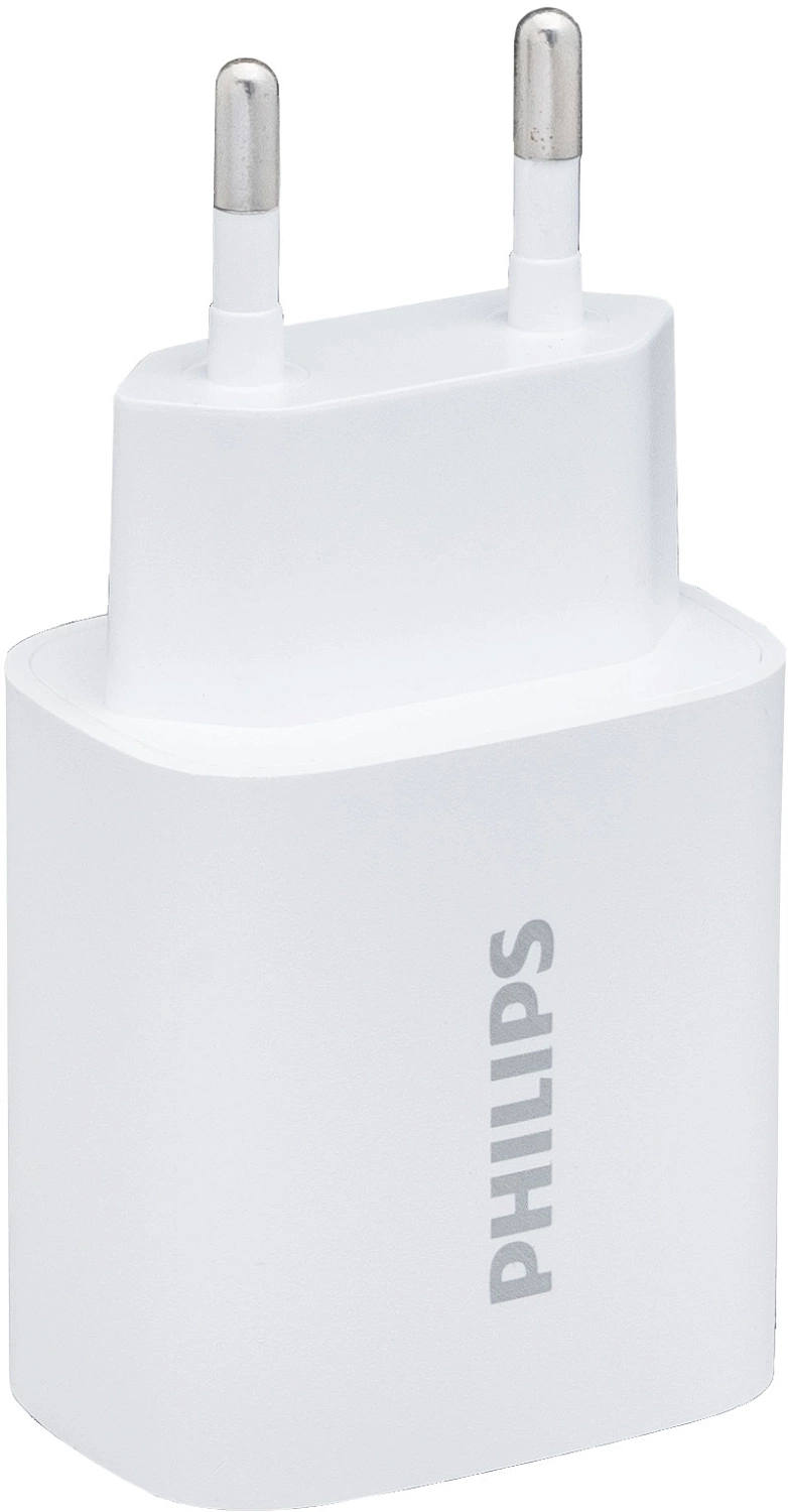 Сетевое зар./устр. Philips DLP4317 20W 0.8A (PD) USB/USB Type-C универсальное белый (DLP4317CW/70)