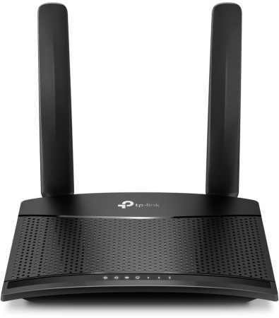 TP-Link TL-MR100, N300 Wi-Fi роутер со встроенным модемом 4G LTE до 150 Мбит/с, до 300 Мбит/с на 2,4 ГГц, 4G Cat4 до 150/50 Мбит/с, 2 антенны, 1xLAN 100 Мбит/с, 1xWAN/LAN 100 Мбит/с