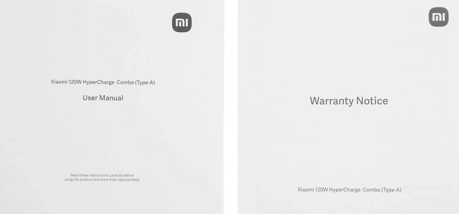 Сетевое зар./устр. Xiaomi 120W HyperCharge Combo (Type-A) EU 120W 6A (PD+QC) USB универсальное белый (BHR9462EU)
