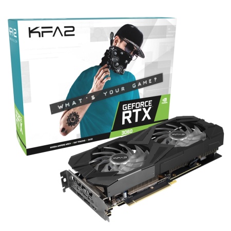 RTX3060 X Black PCI-E 12GB GDDR6 192BIT W/DP/DP/DP/HDMI/Cooling Fan (36NOL7MD2NEK) (142814)