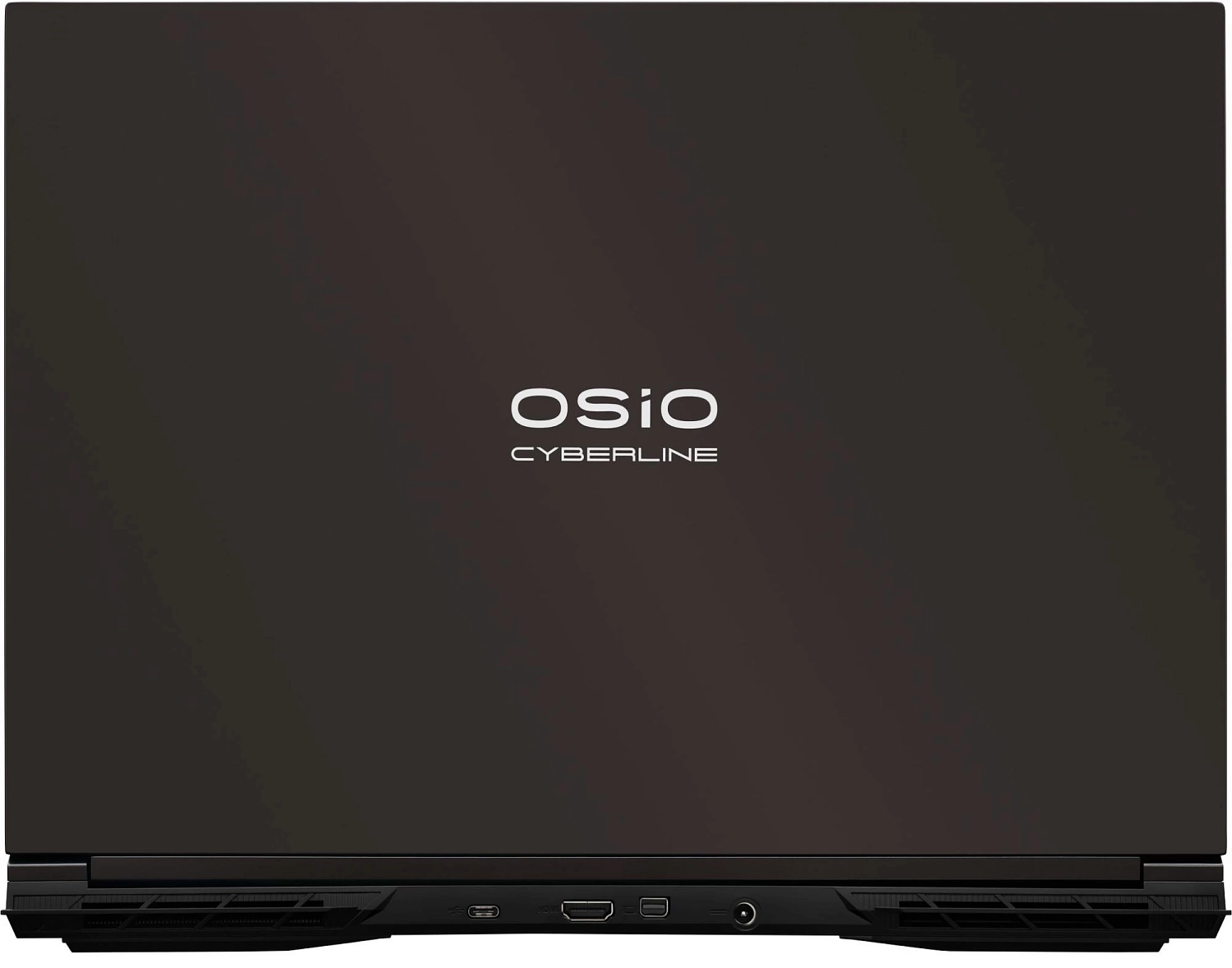 Ноутбук Osio CyberLine C160i-004 Core i7 12650H 16Gb SSD512Gb NVIDIA GeForce RTX4060 8Gb 16" IPS WUXGA (1920x1200) noOS brown WiFi BT Cam 3410mAh