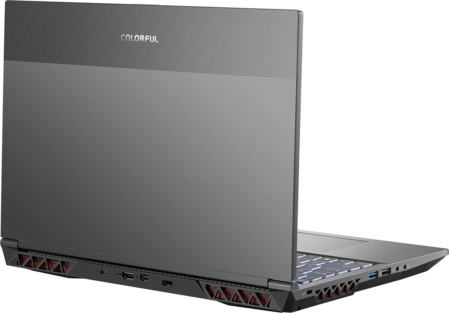 Ноутбук Colorful X15 AT 23 Intel Core i5-12450H/16Gb/SSD512Gb/RTX4060 6Gb/15.6"/IPS/FHD/144Hz/180W/NoOS/Grey (A10003400455)