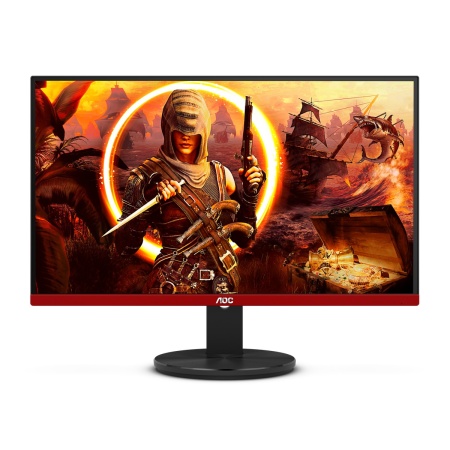 Монитор 23,8" AOC G2490VXA 1920x1080 144Гц VA WLED 16:9 1ms HDMI DP 3000:1 80M:1 178/178 350cd Speakers Tilt Black/Red