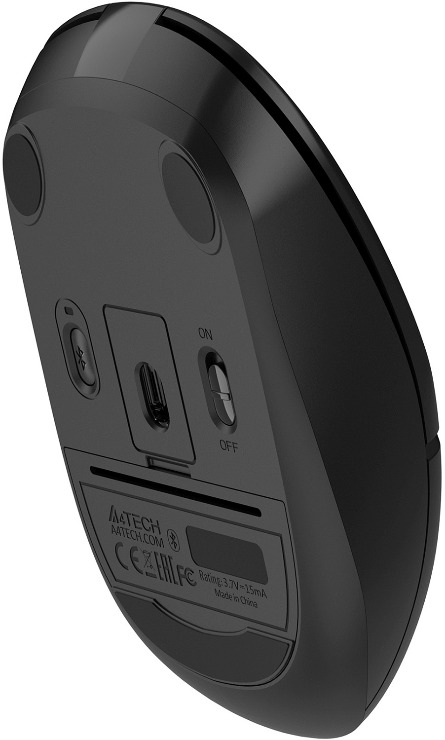 Мышь A4Tech Fstyler FB12S черный оптическая (1200dpi) silent беспроводная BT/Radio USB (2but) Мышь A4Tech Fstyler FB12S черный оптическая (1200dpi) silent беспроводная BT/Radio USB (2but)