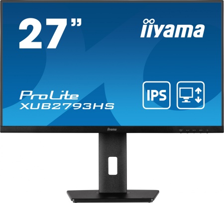 Монитор Iiyama 27" ProLite XUB2793HS-B5 черный IPS LED 16:9 HDMI M/M матовая HAS Piv 300cd 178гр/178гр 1920x1080 75Hz FreeSync DP FHD 6.7кг