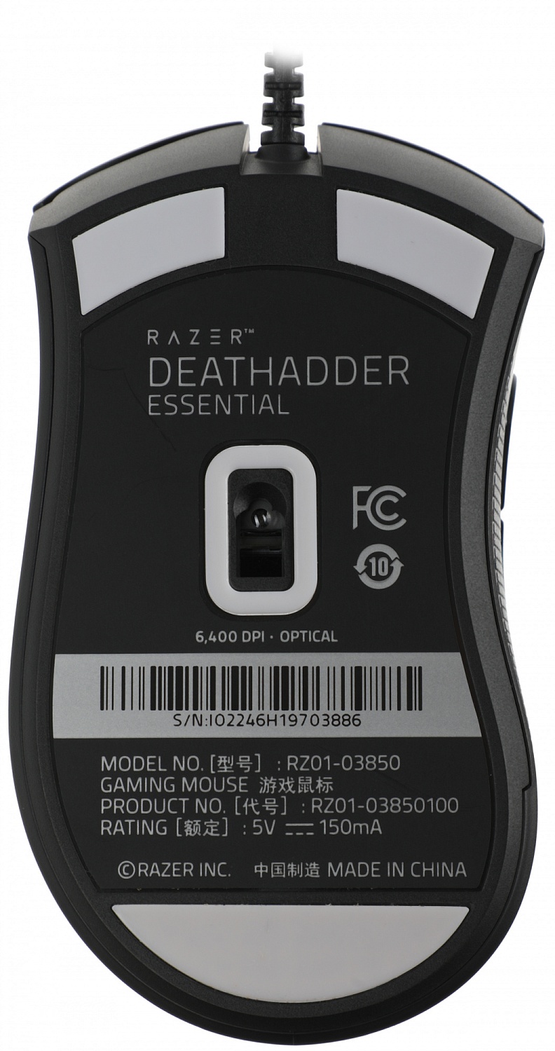 Мышь Razer DeathAdder Essential черный оптическая (6400dpi) USB (5but) Мышь Razer DeathAdder Essential черный оптическая (6400dpi) USB (5but)