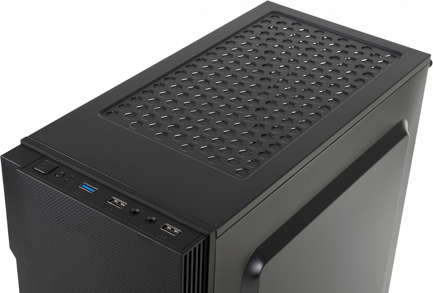 Корпус Accord K-18 черный без БП ATX 6x120mm 2xUSB2.0 1xUSB3.0 audio bott PSU