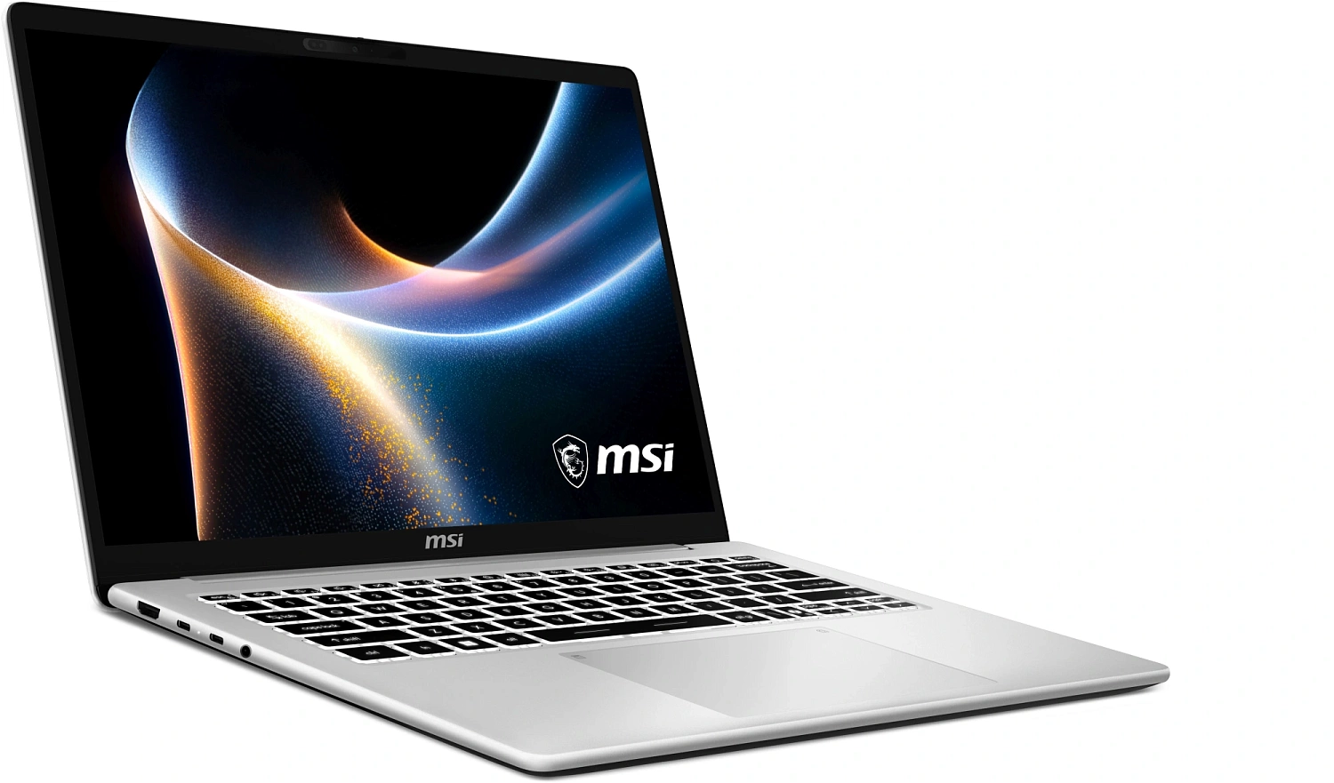 Ноутбук MSI Modern 14S AI+ G3MG-010XRU Intel Core Ultra 7 355/16Gb (1*16 D5)/SSD512Gb/UMA/14"/OLED/WUXGA/1920x1200/60Hz/NoOS/RJ-45/Silver/1.5kg
