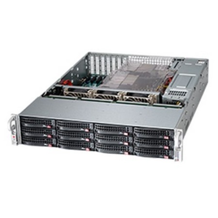 SuperMicro CSE-826BAC4-R920LPB 2U, LP, E-ATX, 920 Вт, 8x 3.5-inch SAS3/SATA3 HDD/SSD and 4x SAS3/SATA3/NVMe, черный