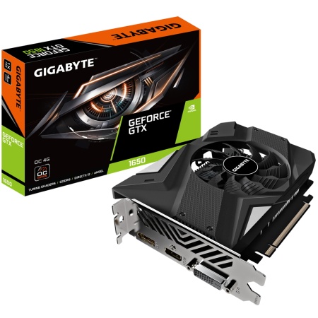 GTX1650 4GB GDDR6 128-bit DVI-D HDMI DP 1FAN RTL