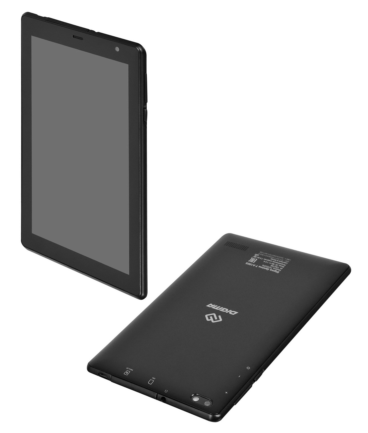 Планшет Digma Optima 7 A100S SC7731E (1.3) 4C RAM1Gb ROM16Gb 7" IPS 1024x600 3G Android 10.0 Go графит 2Mpix 0.3Mpix BT GPS WiFi Touch microSD 128Gb minUSB 2500mAh