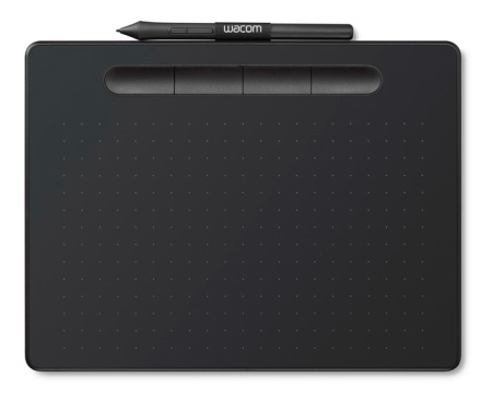 Графический планшет Wacom Intuos M CTL-6100K-B USB черный