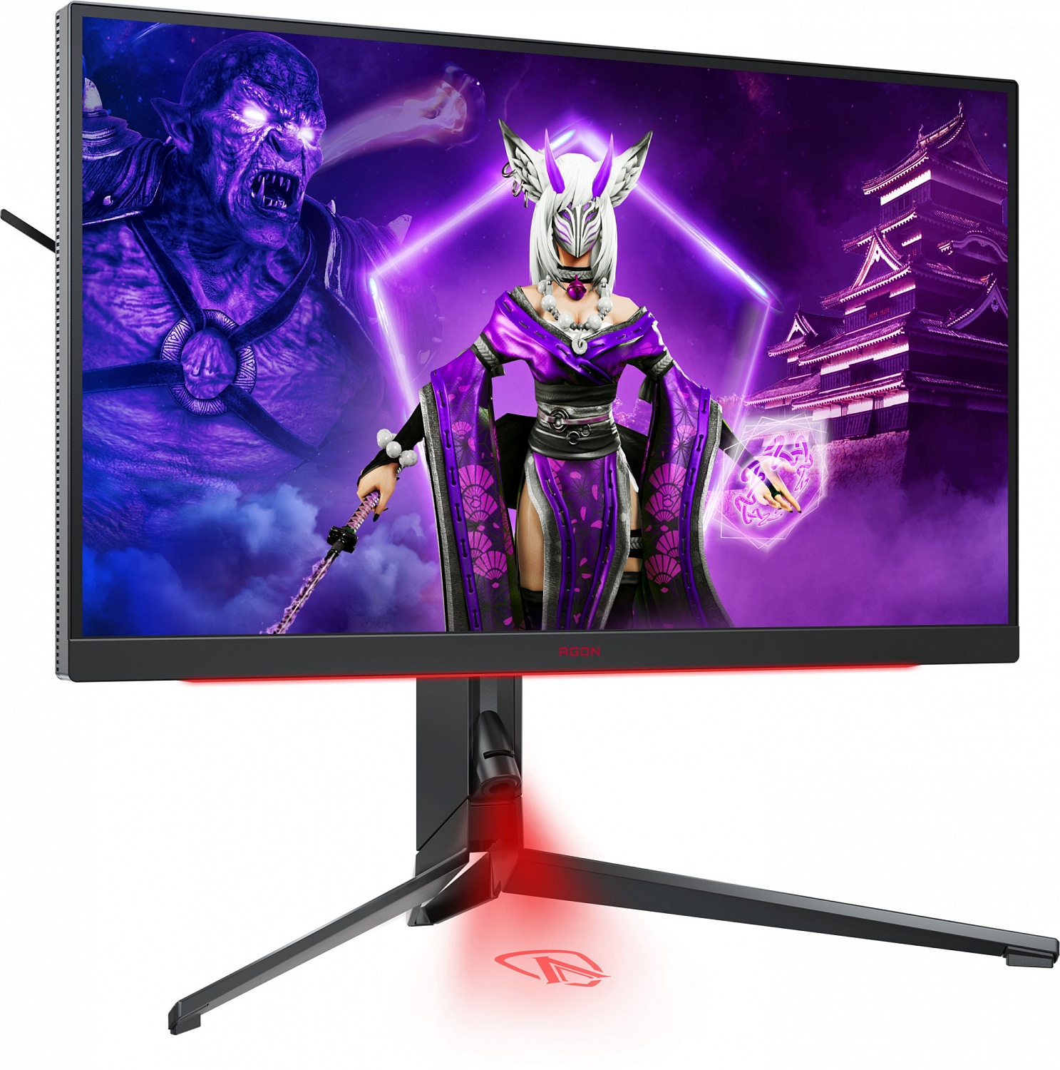 Монитор AOC 27" Agon AG274QXM черный IPS LED 16:9 HDMI M/M матовая HAS Piv 600cd 178гр/178гр 2560x1440 170Hz G-Sync FreeSync Premium DP 2K USB 8.15кг