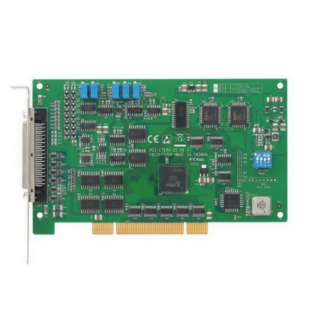 PCI-1710HGU-DE Advantech Плата ввода-вывода Universal PCI, 16SE/8D AI, 2AO, 16DI, 16DO/ плата аналогового ввода-вывода / 100KS/s 12-bit Multi. Uni. PCI Card / High-gain