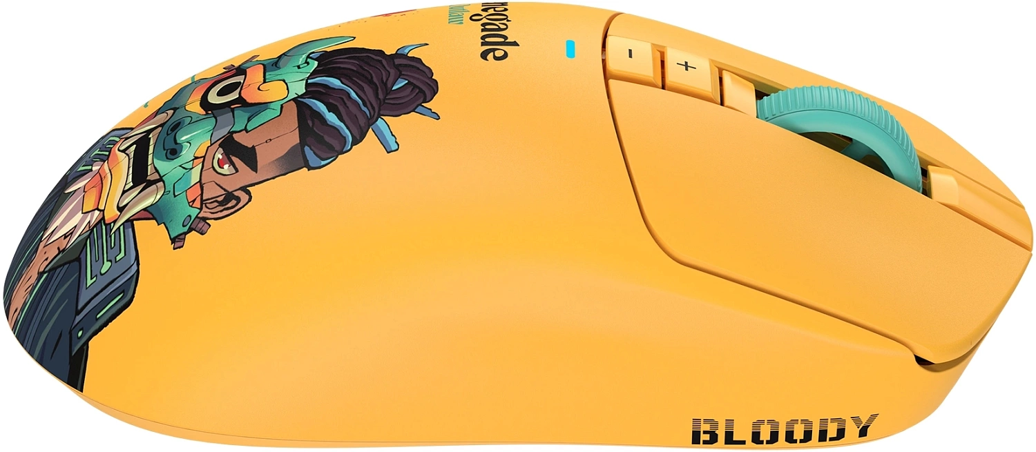 Мышь A4Tech Bloody R72 Ultra Duo Renegade Sunset желтый оптическая (20000dpi) беспроводная USB-C (7but) Мышь A4Tech Bloody R72 Ultra Duo Renegade Sunset желтый оптическая (20000dpi) беспроводная USB-C (7but)