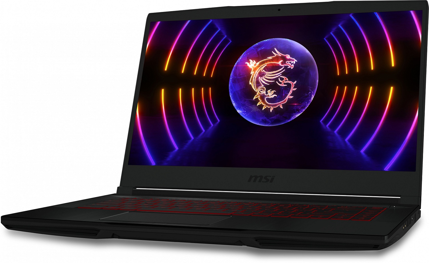 Ноутбук MSI GF63 Thin 12UC-800XRU Core i7 12650H 16Gb SSD512Gb NVIDIA GeForce RTX 3050 4Gb 15.6" IPS FHD (1920x1080) Free DOS black WiFi BT Cam (9S7-16R821-800)