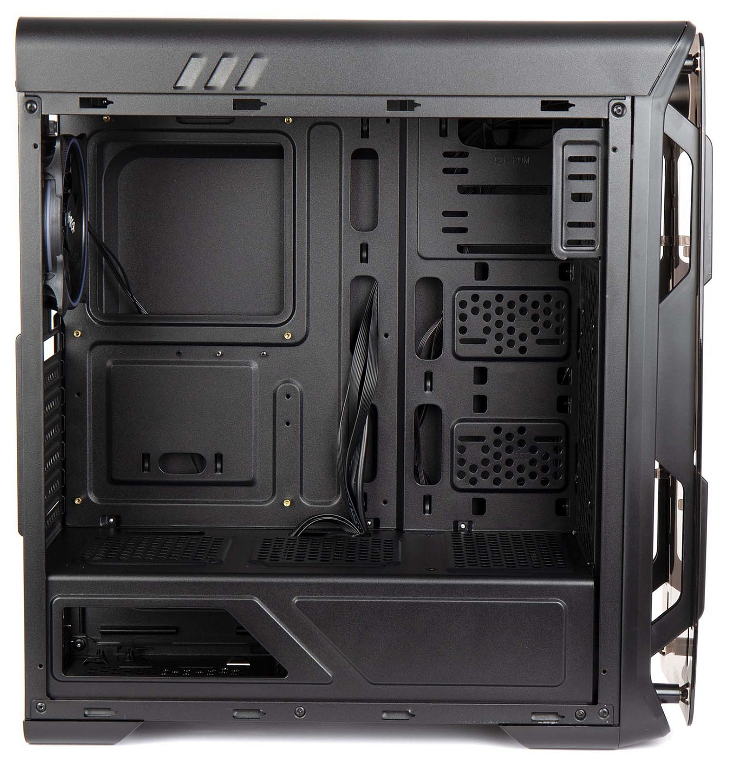 Корпус Hiper OB черный без БП ATX 2x120mm 2xUSB2.0 1xUSB3.0 audio bott PSU