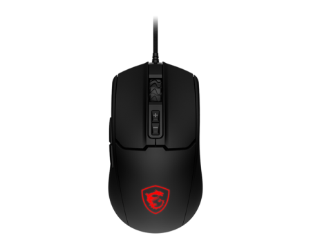 Мышь проводная Mouse MSI FORGE GM100, Wired, 108g, DPI 6400, Symmetrical design, black