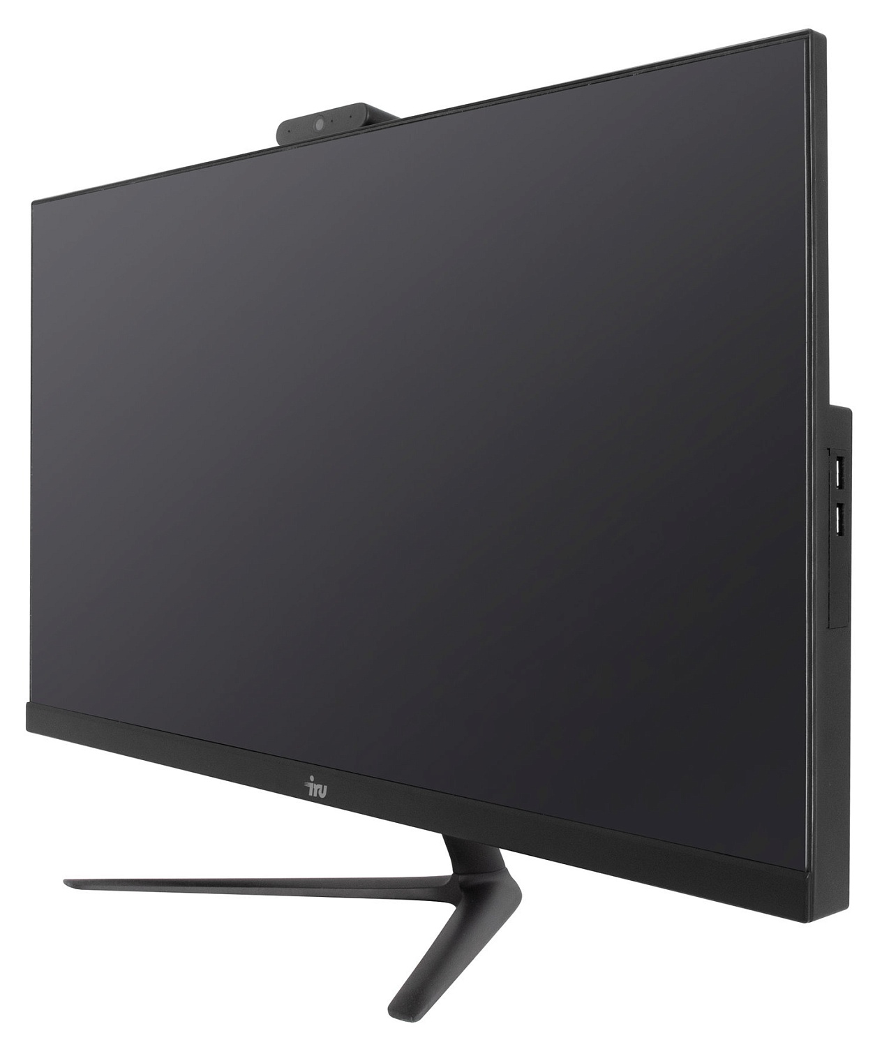 Моноблок IRU Агат 313 27" QHD i3 10105 (3.7) 8Gb SSD256Gb UHDG 630 Free DOS GbitEth WiFi BT Cam черный 2560x1440