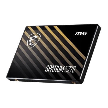 Твердотельный накопитель SSD MSI Bad Pack 2.5" 240GB MSI SPATIUM S270 Client SSD SATA 6Gb/s, 500/400, IOPS 50/80K, MTBF 2M, 110TBW, 0,25DWPD, RTL (001151)