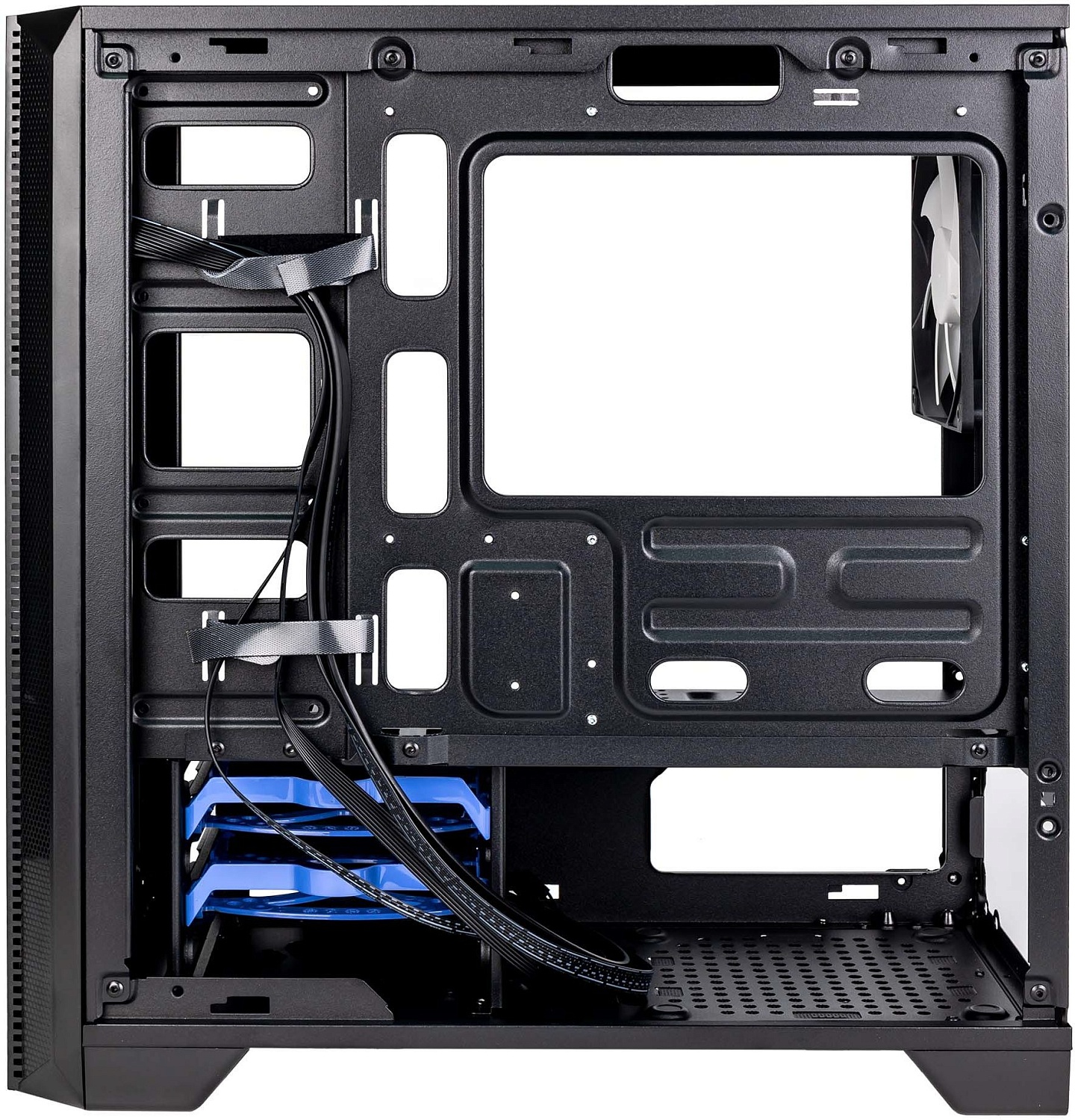 Корпус Hiper H606 черный без БП mATX 3x120mm 1xUSB2.0 1xUSB3.0 audio bott PSU