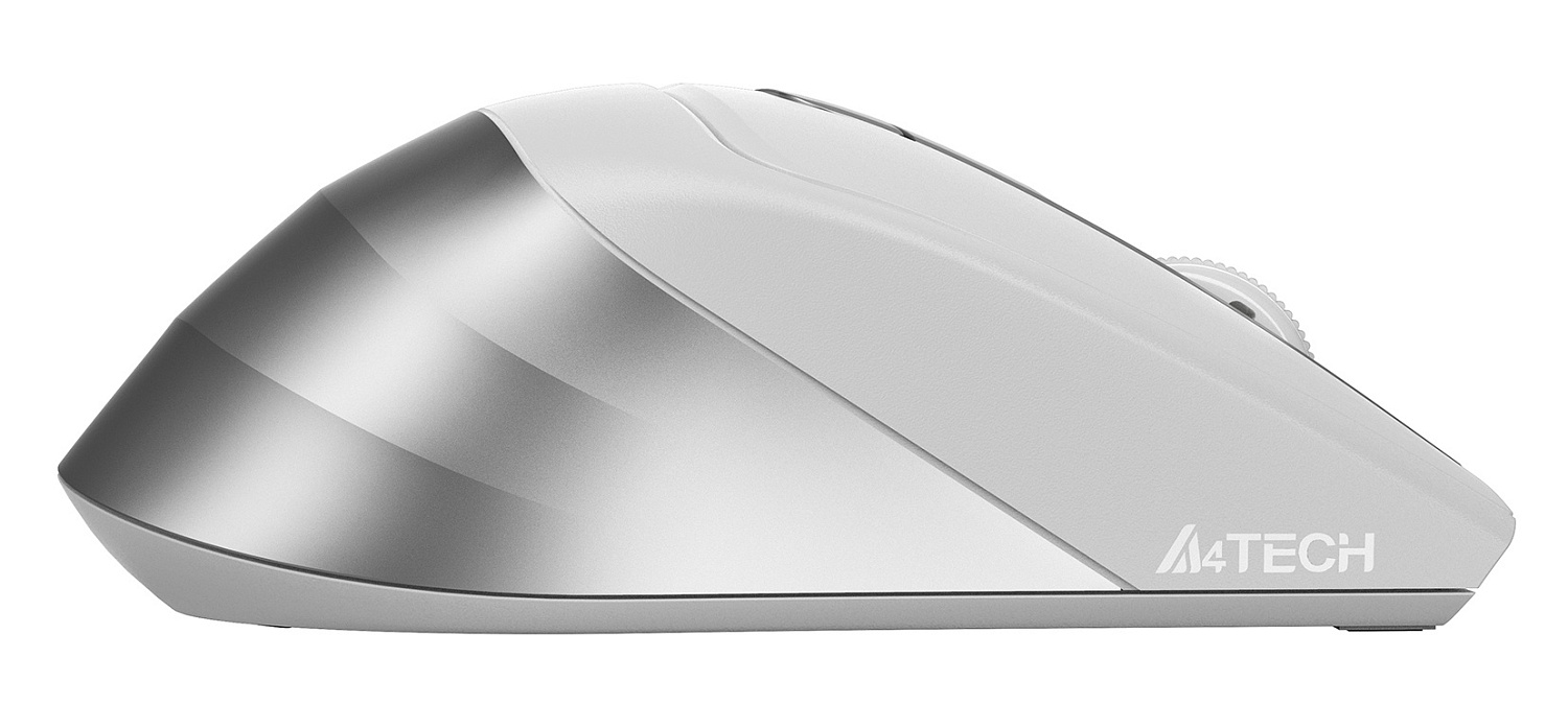 Мышь A4Tech Fstyler FG35 серебристый/белый оптическая (2000dpi) беспроводная USB (6but) Мышь A4Tech Fstyler FG35 серебристый/белый оптическая (2000dpi) беспроводная USB (6but)