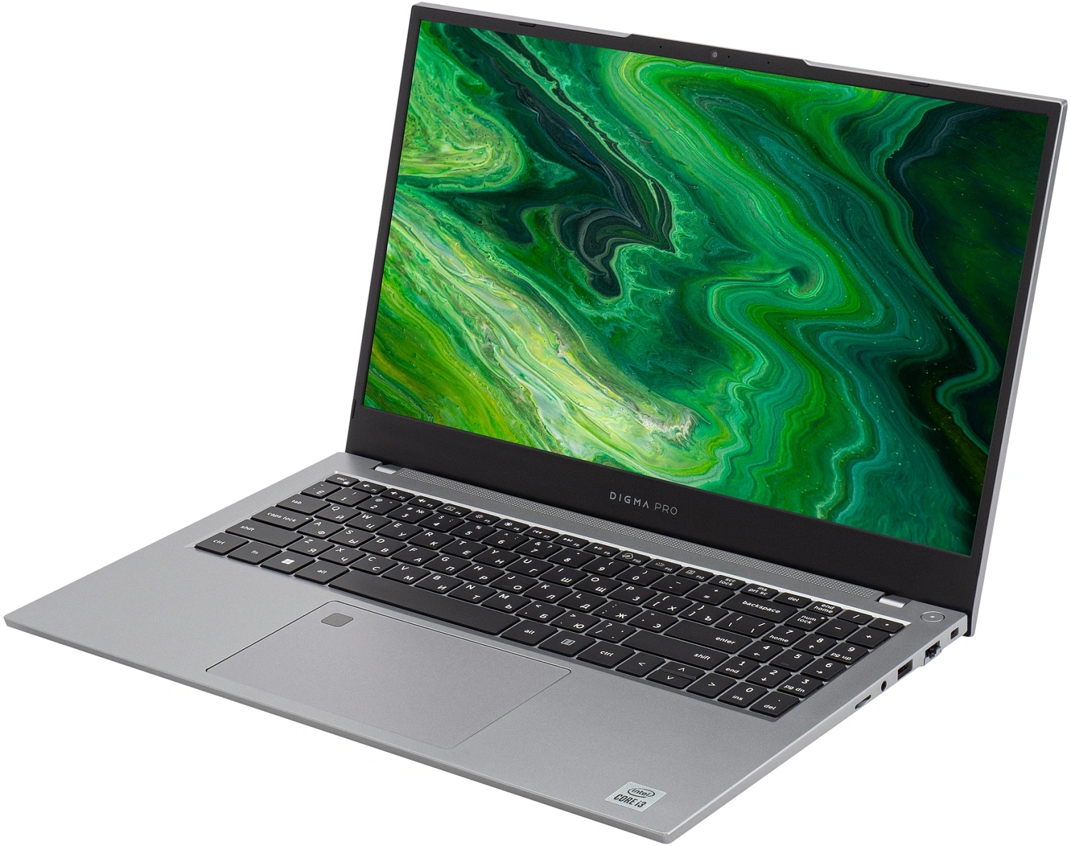 Ноутбук Digma Pro Fortis M Core i3 10110U 16Gb SSD512Gb Intel UHD Graphics 15.6" IPS FHD (1920x1080) Windows 11 Professional grey WiFi BT Cam 4250mAh (DN15P3-ADXW02)