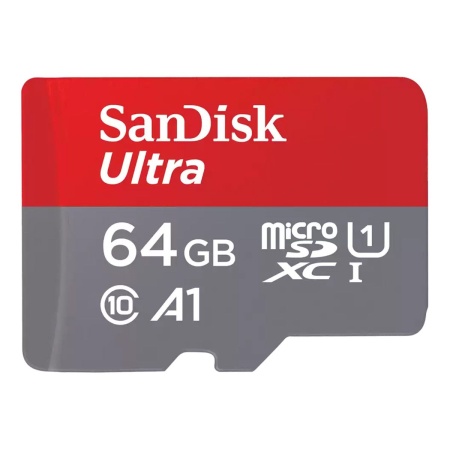 Карта памяти SanDisk Ultra UHS I 64GB MicroSD Card 140MB/s R, for Smartphones